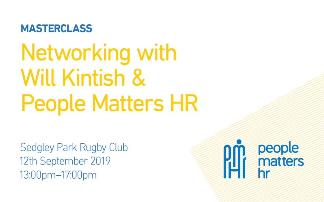 MASTERCLASS: Networking with Will Kintish