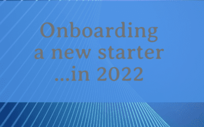 Onboarding a new starter in 2022
